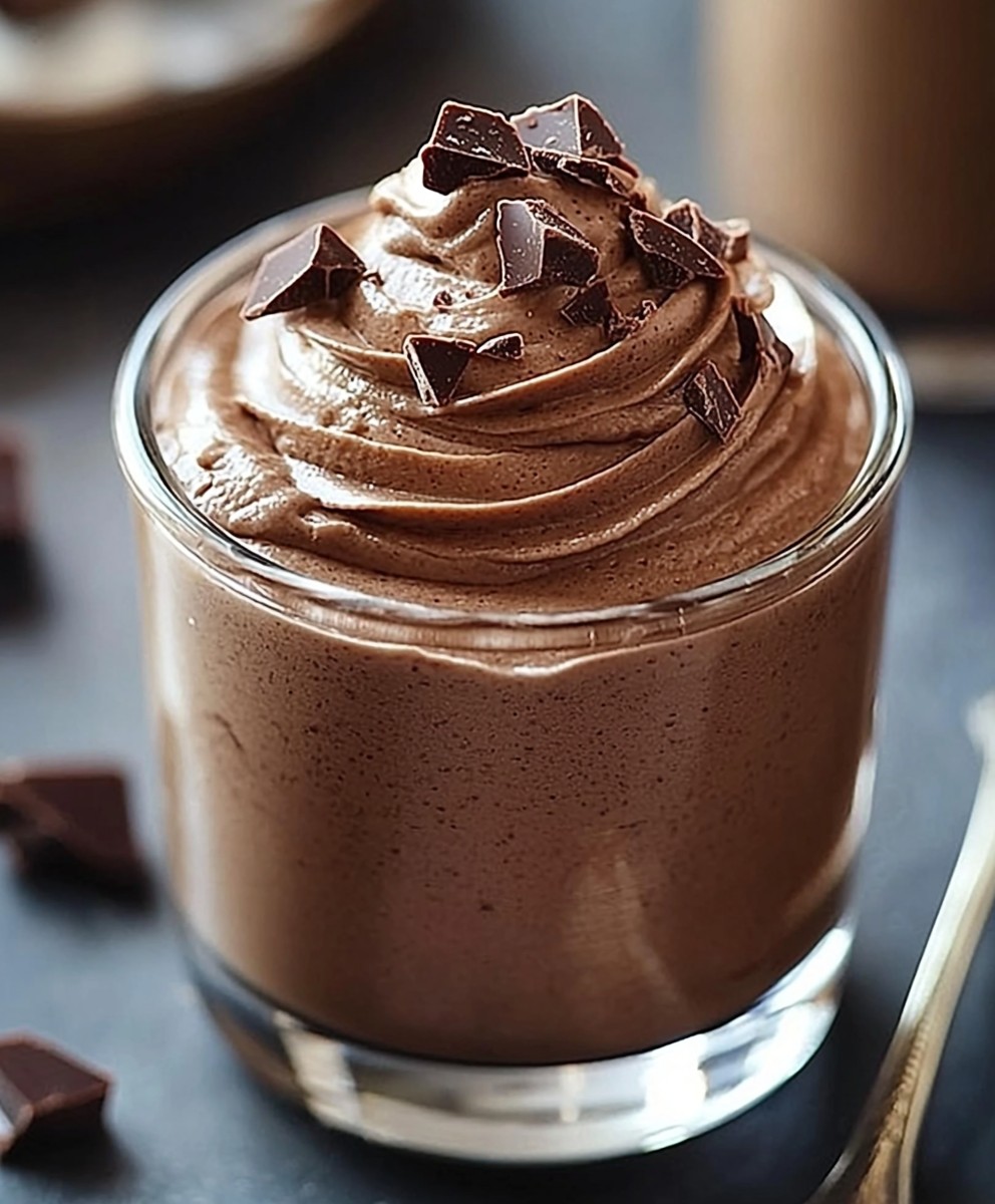 Mousse légère chocolat au lait