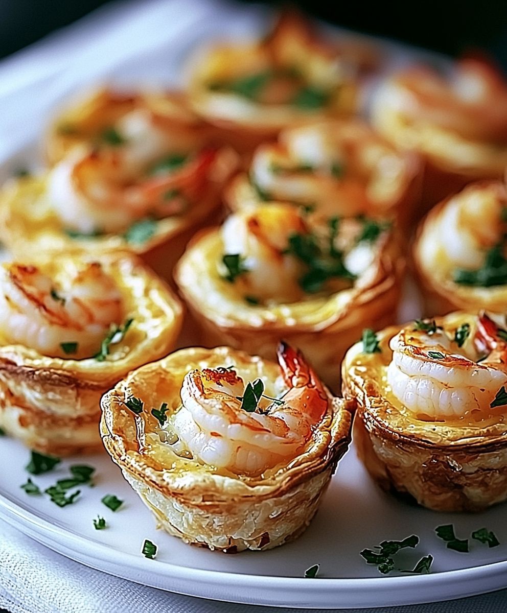 Tartelettes aux crevettes