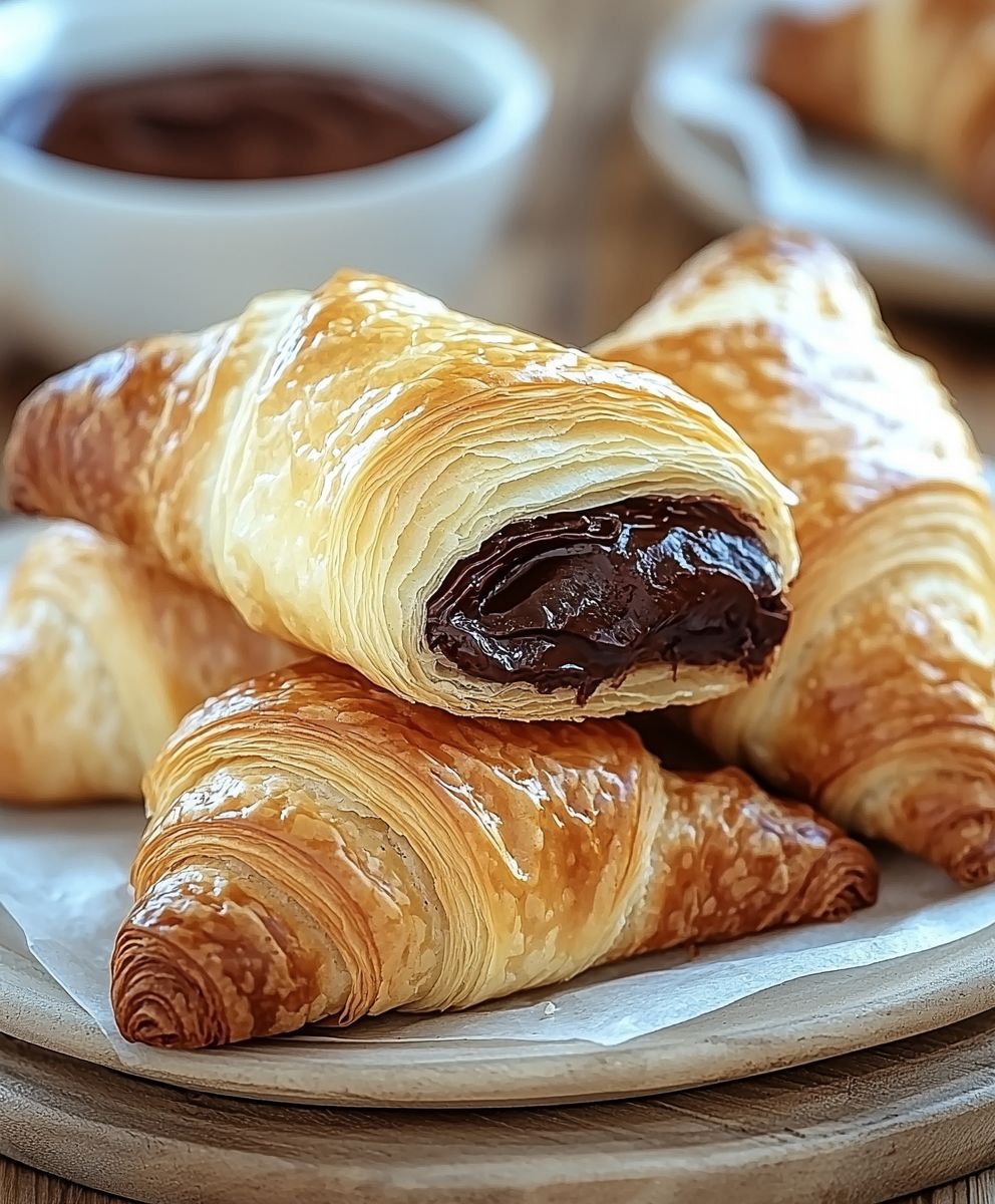 Pâte levée feuilletée croissants pain chocolat