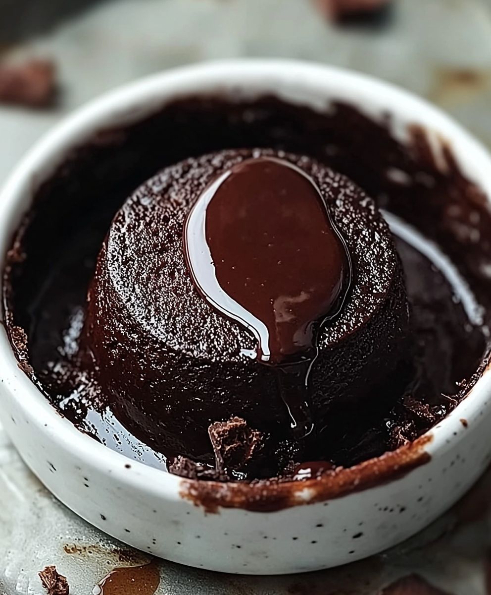 Fondant chocolat noir