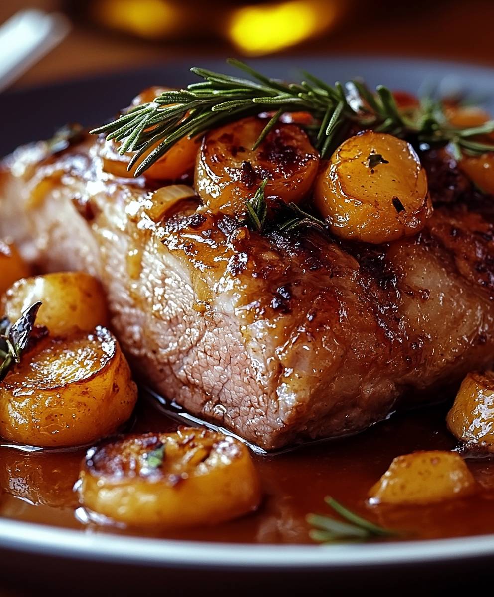 Rôti de porc sauce