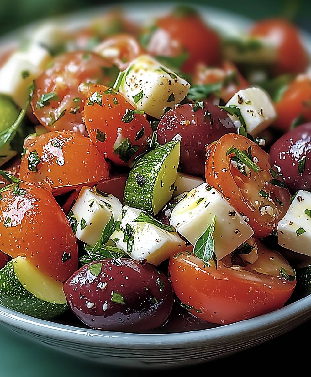 Salade grecque légumes fraîcheur