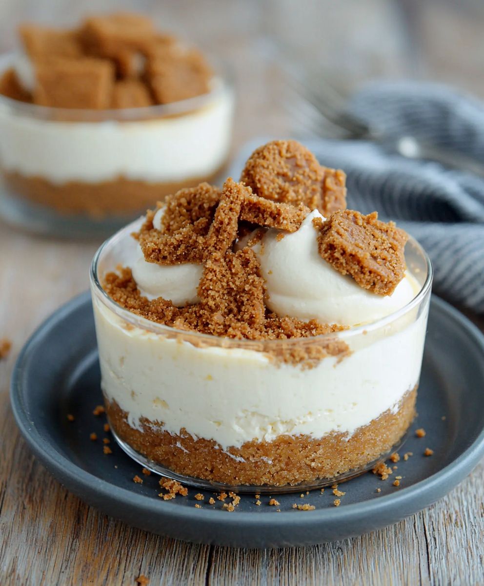 Cheesecake Biscoff sans cuisson
