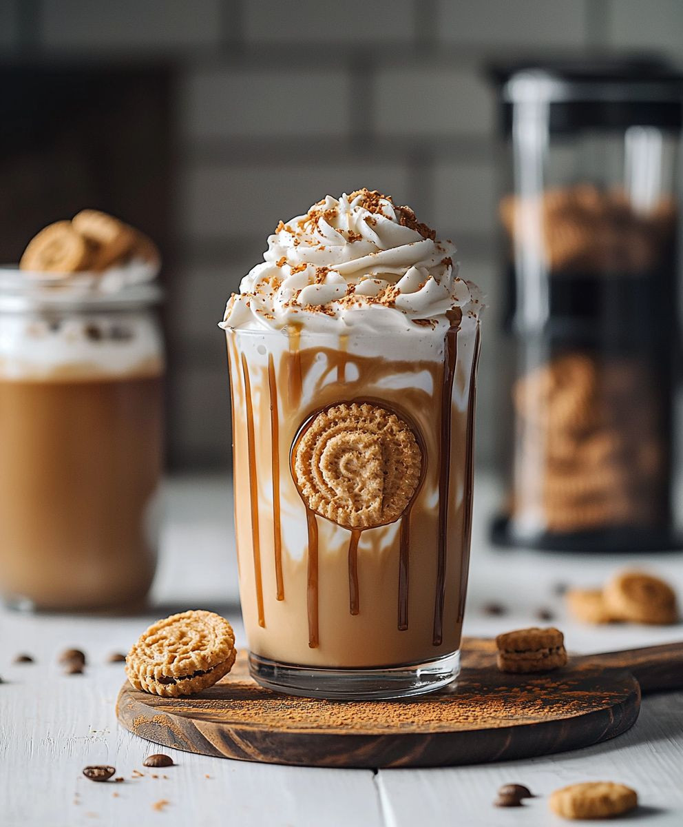 Milkshake café glacé biscoff