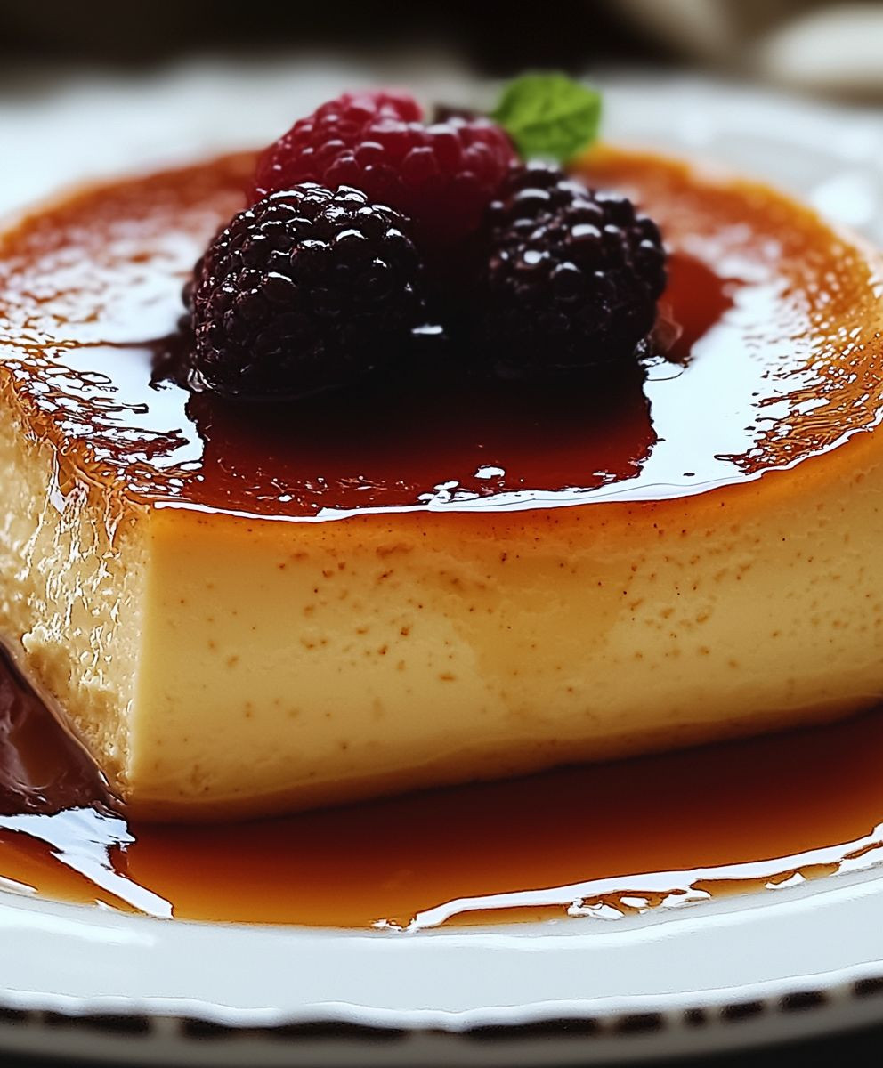 Flan au mascarpone