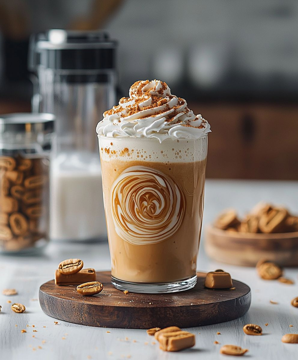 Milkshake café glacé biscoff