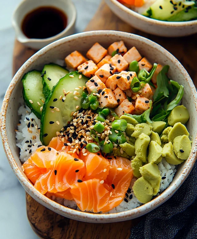 bols de sushi végétariens