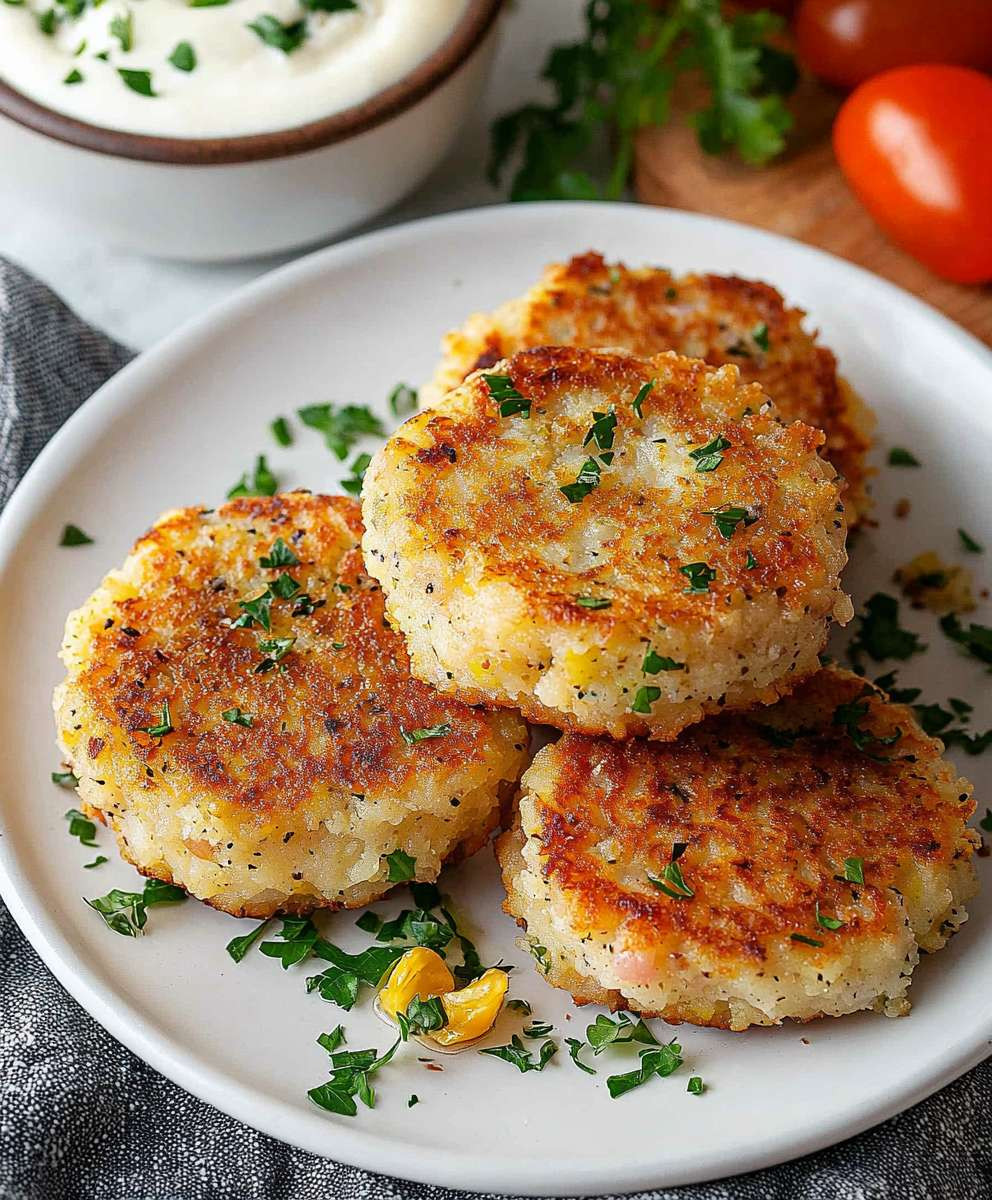 Galettes de pommes de terre thon