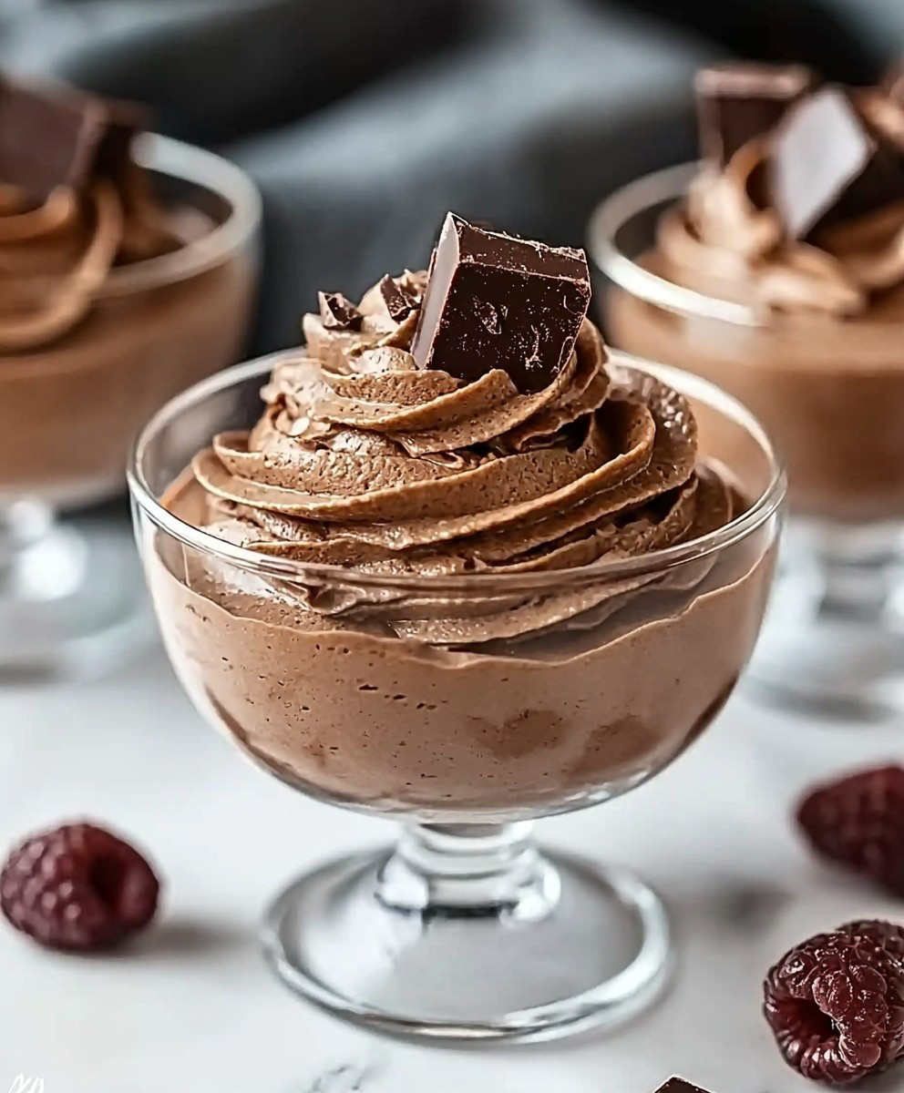 Mousse au chocolat classique