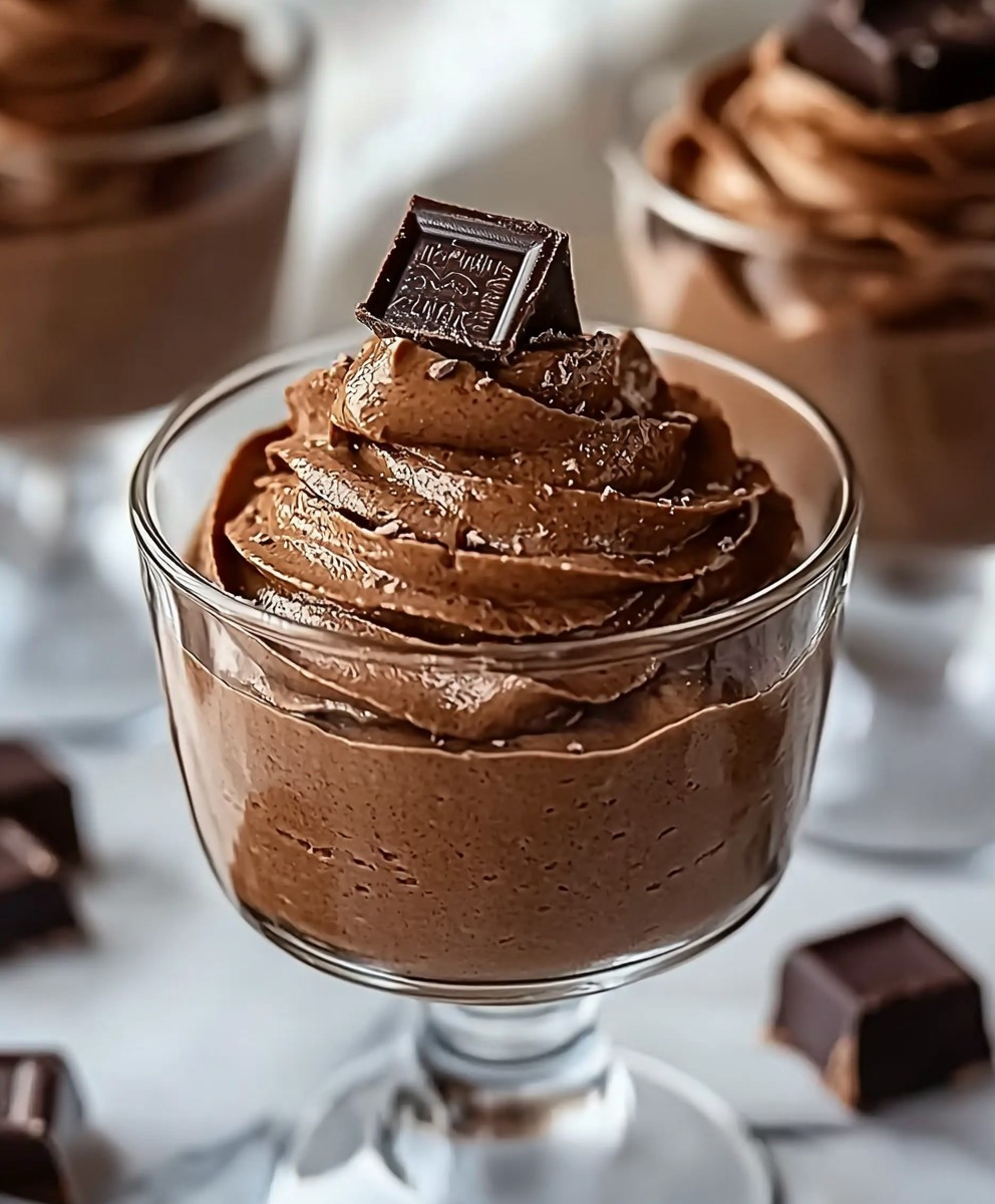 Mousse au chocolat classique