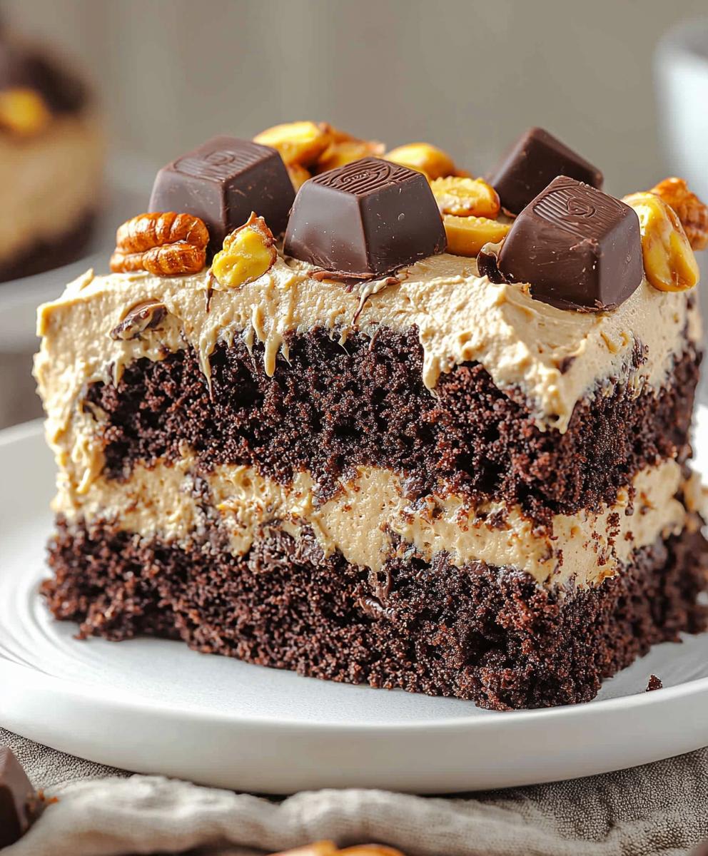 Gâteau chocolat beurre de cacahuète