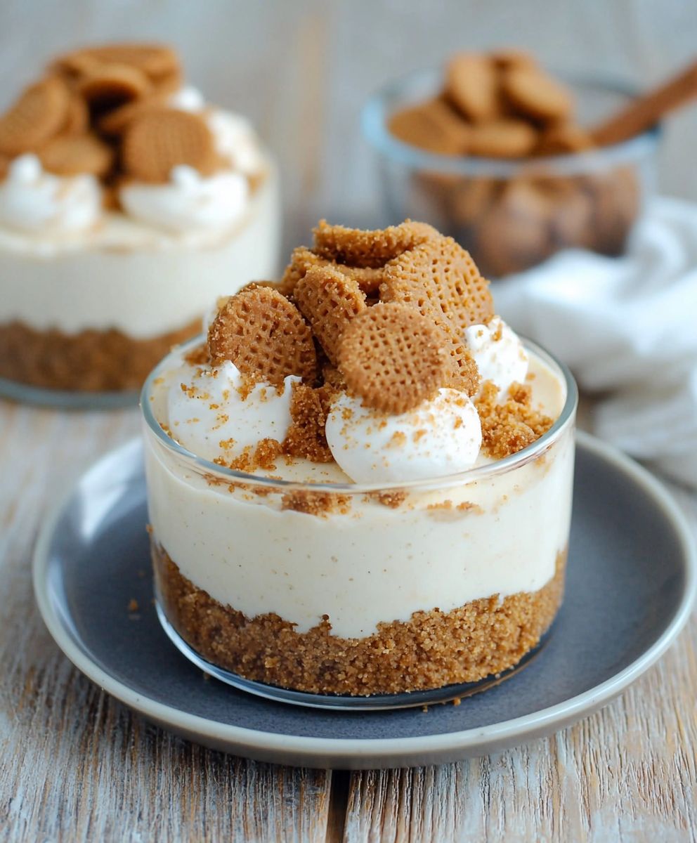 Cheesecake Biscoff sans cuisson
