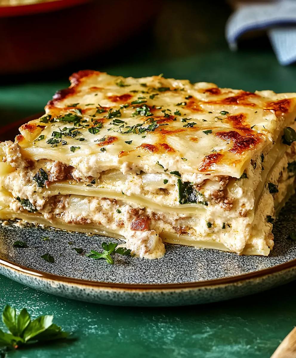 Lasagne blanche délicieuse