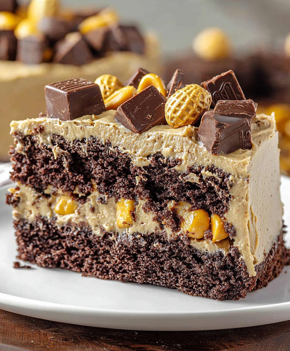 Gâteau chocolat beurre de cacahuète