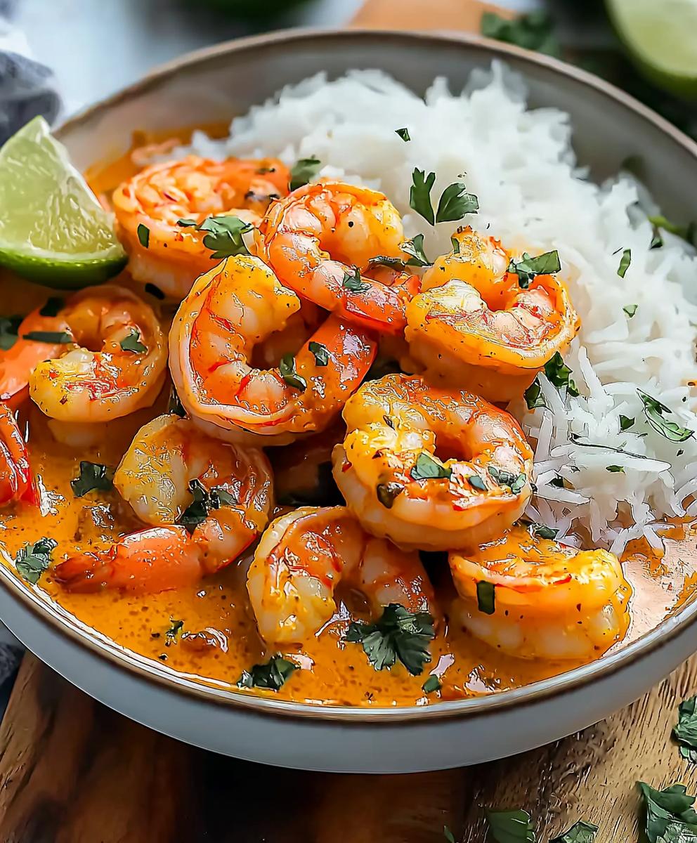 Curry de crevettes