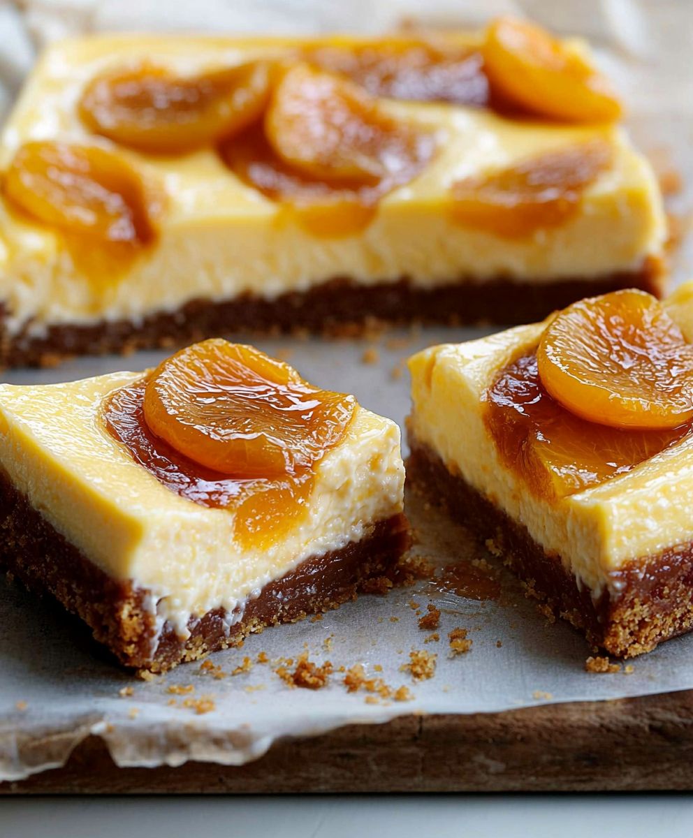 cheesecake aux abricots