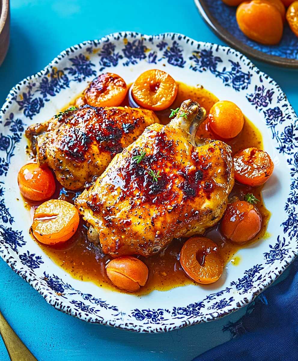 Poulet aux abricots