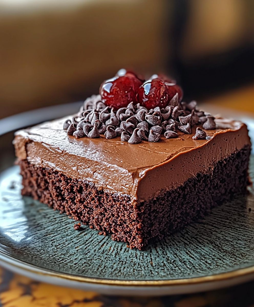 Gâteau au chocolat moelleux