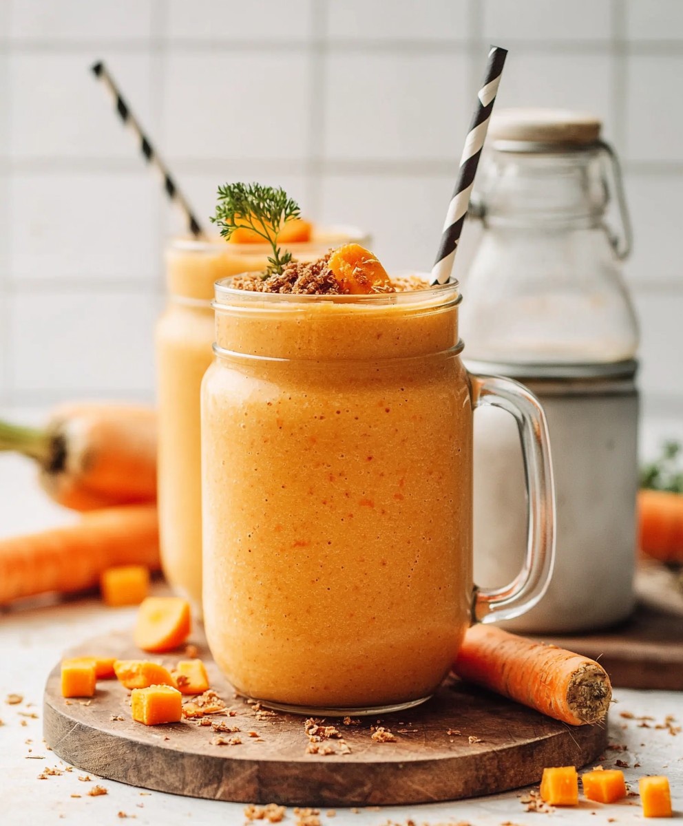 Smoothie gâteau carottes