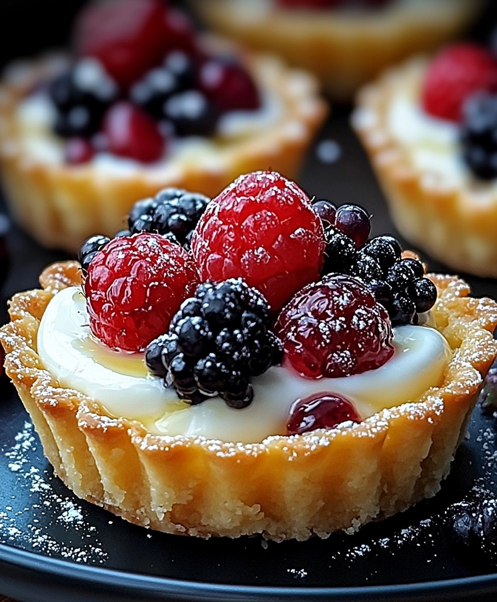 Tartelettes déjeuner yaourt fruits
