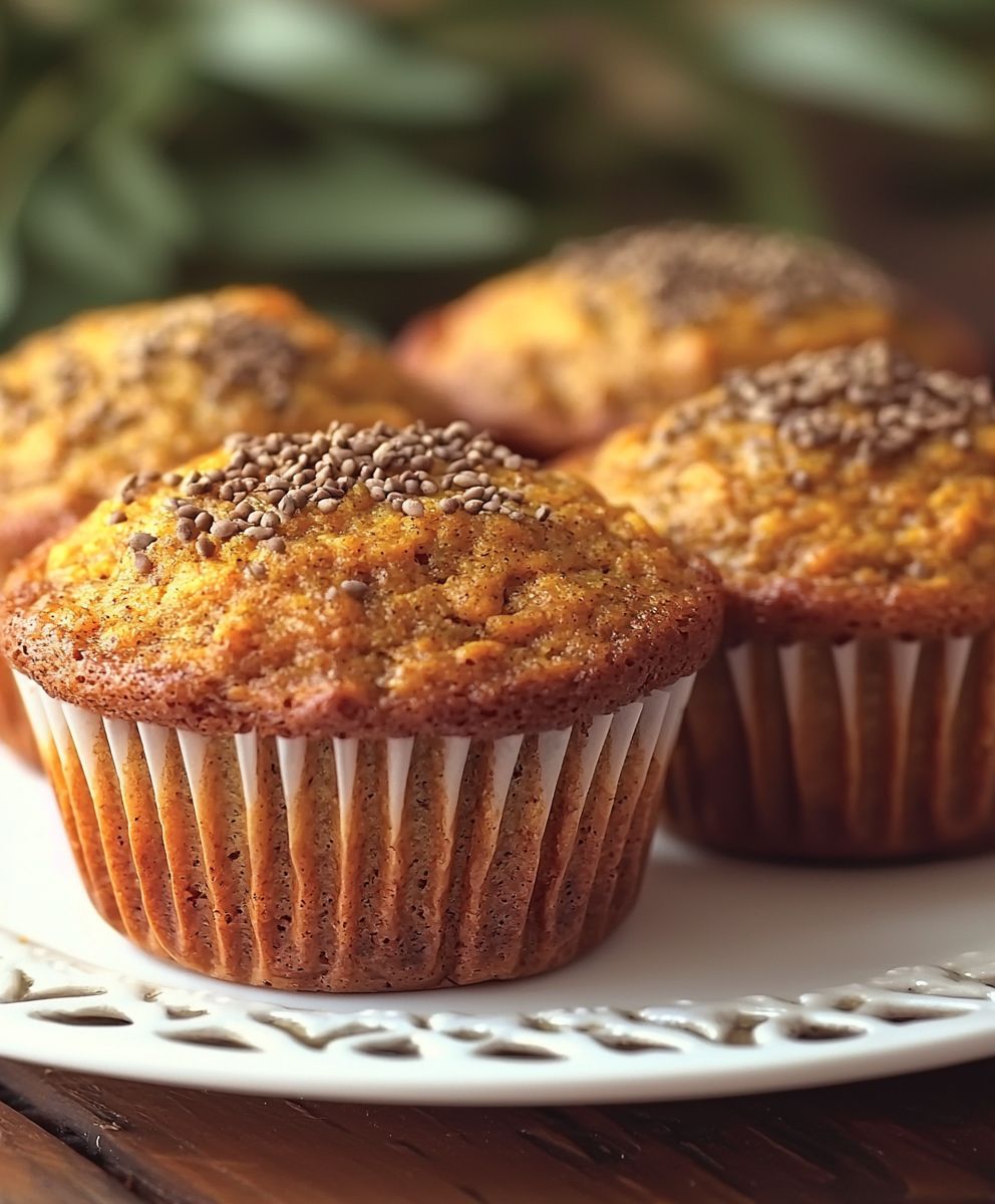 Muffins patate douce et épices