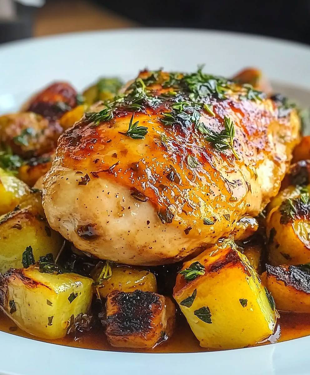 Poulet érable moutarde de Dijon