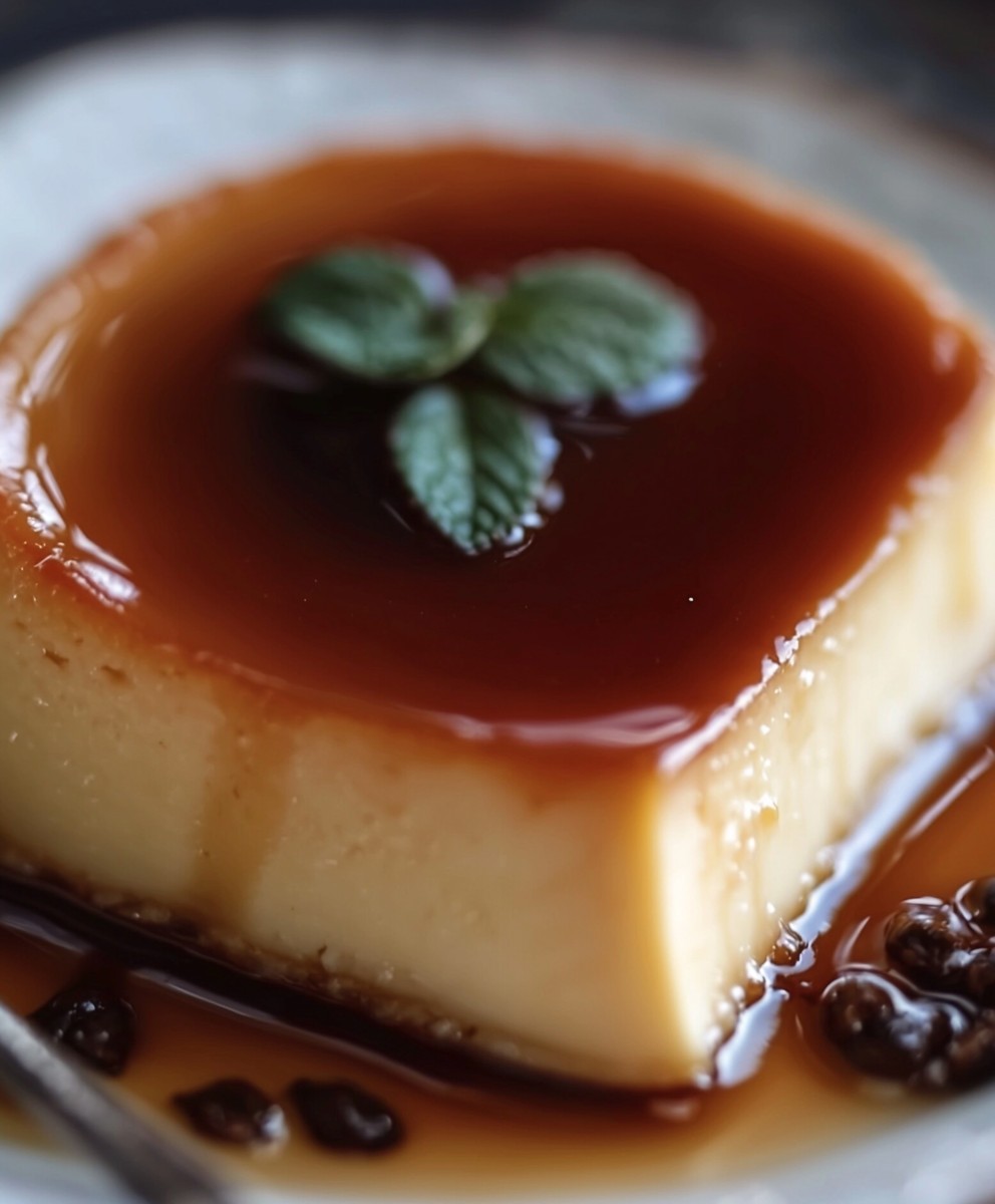 Flan au café facile