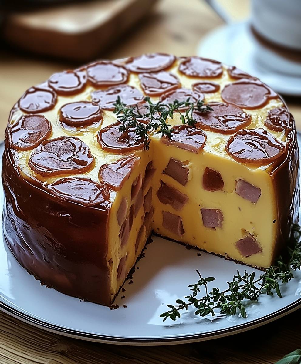 Moelleux moutarde jambon fromage