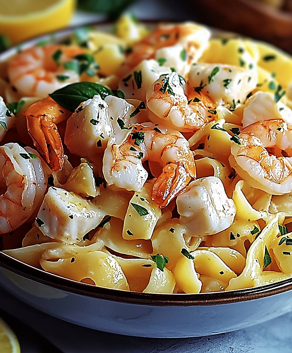 Salade de pâtes aux fruits de mer
