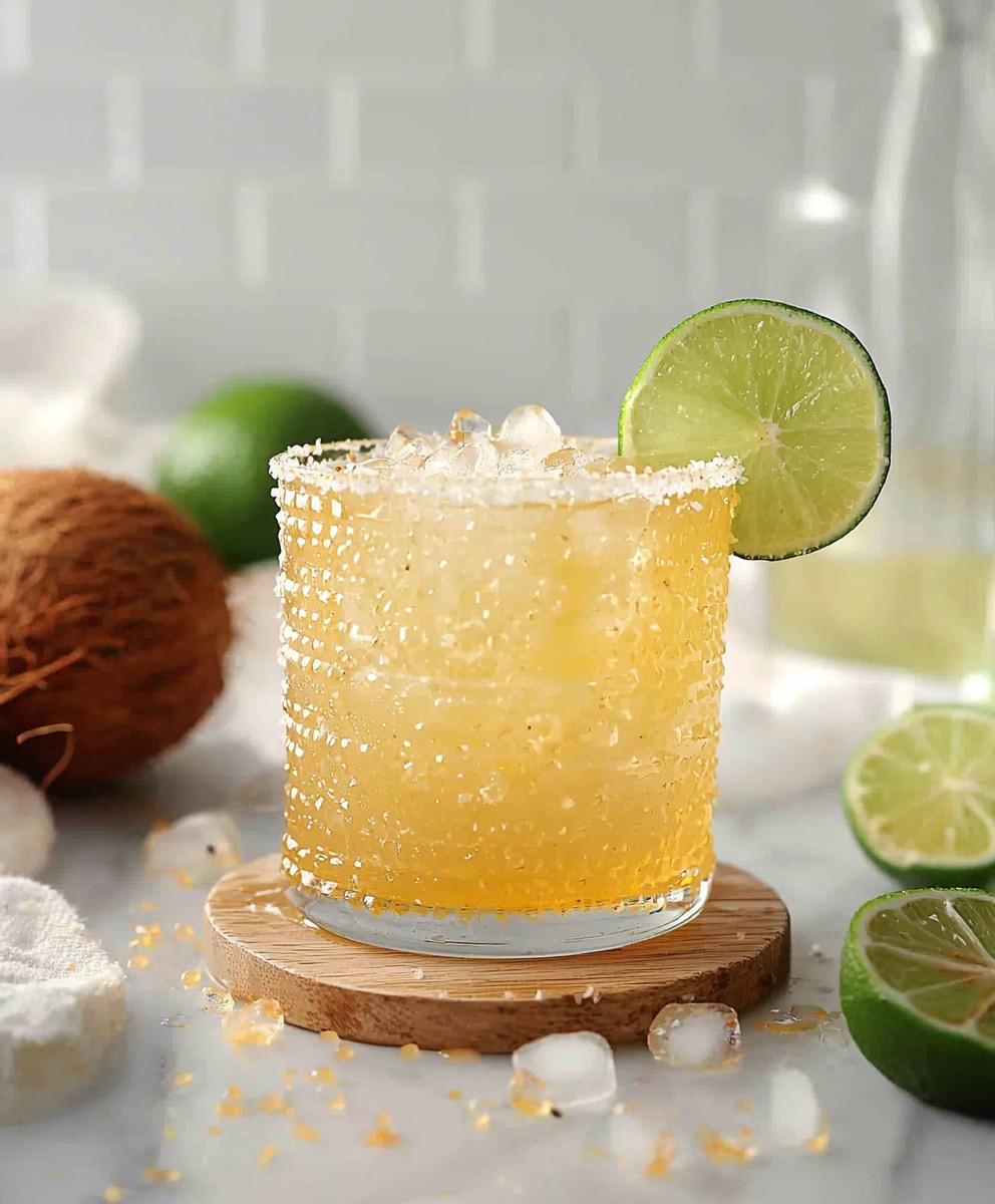 Mocktail à l'eau de coco