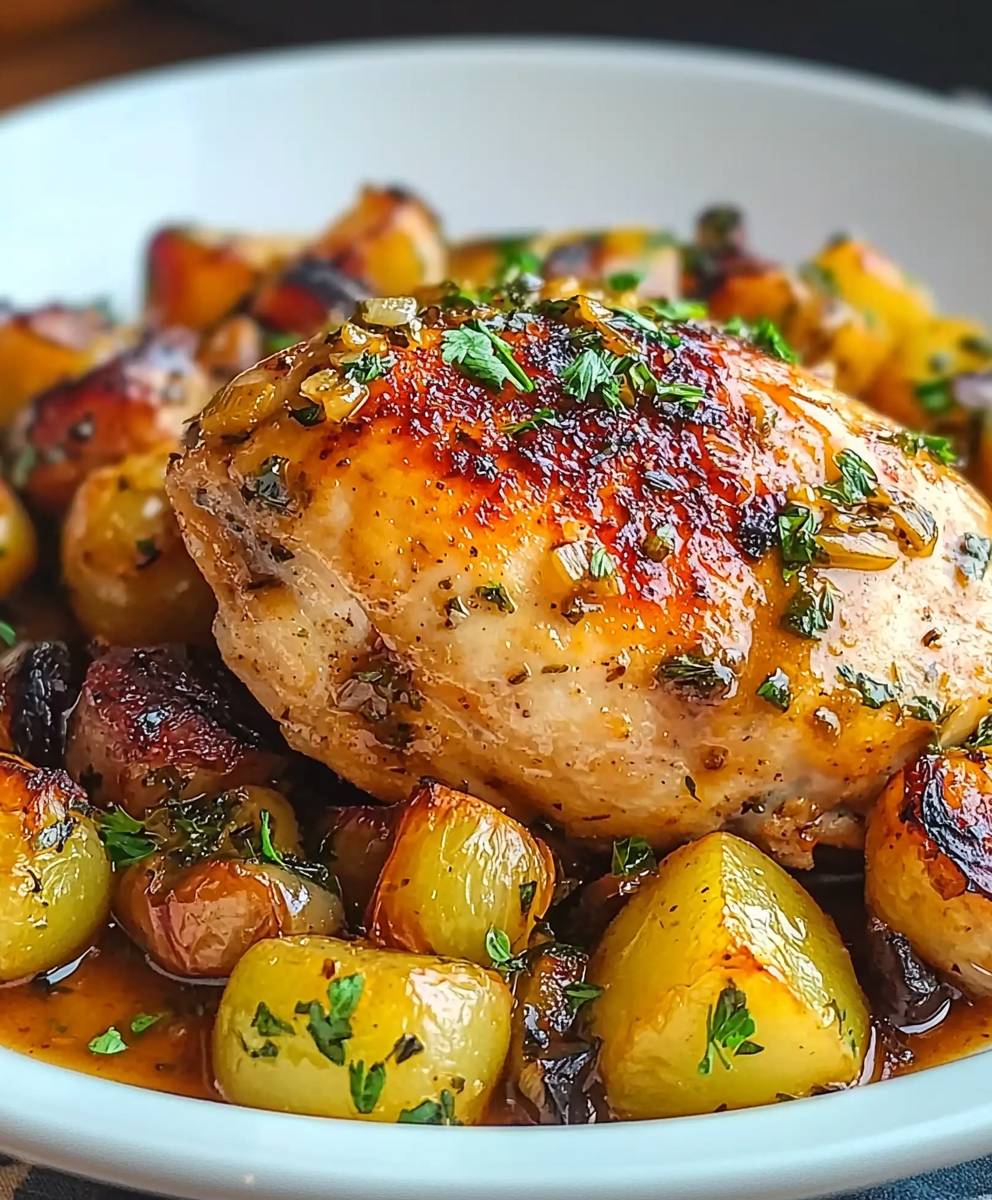 Poulet érable moutarde de Dijon