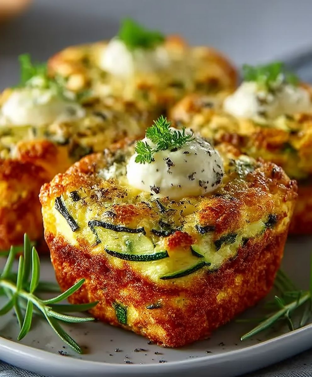 Moelleux chèvre courgette