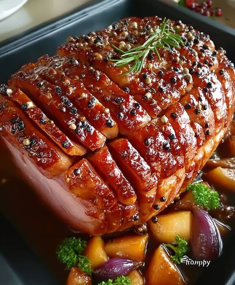Jambon de Noël miel épices