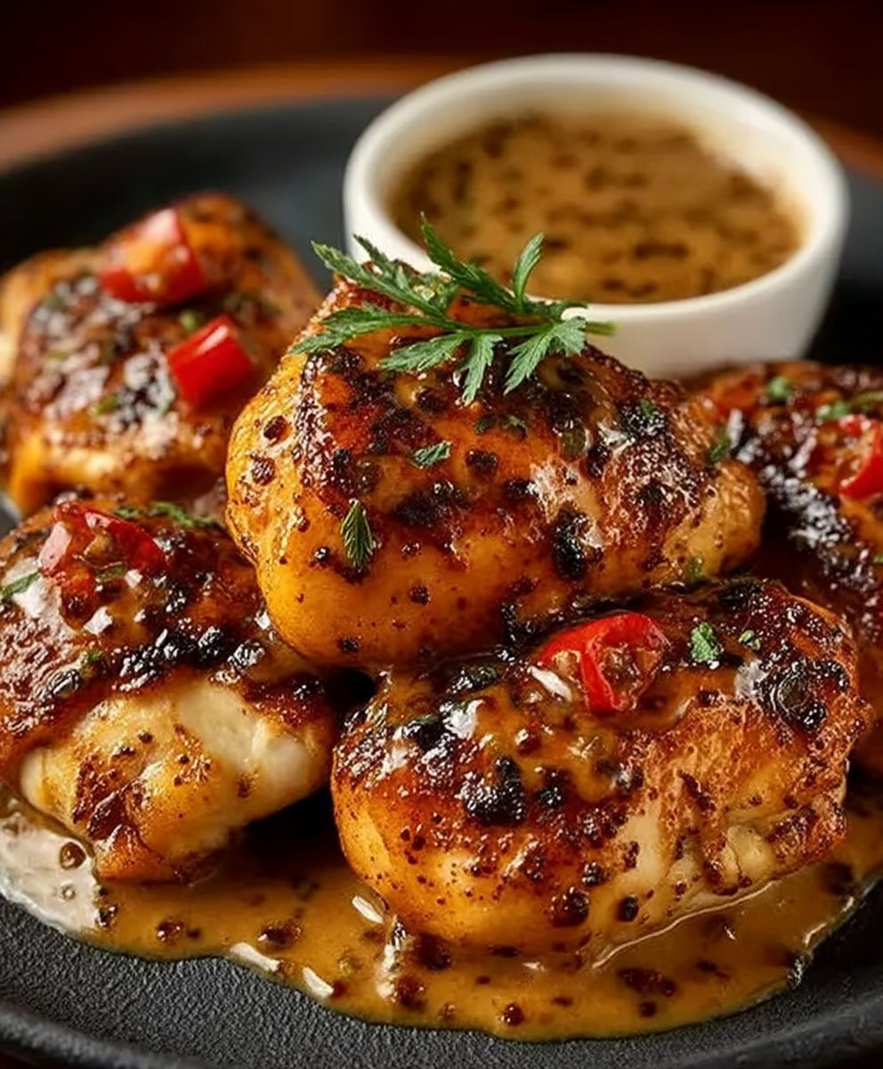Poulet sauce au poivre