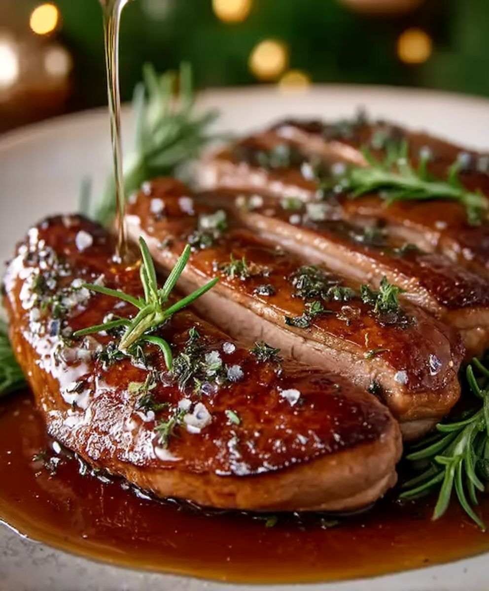 Magrets de canard au miel
