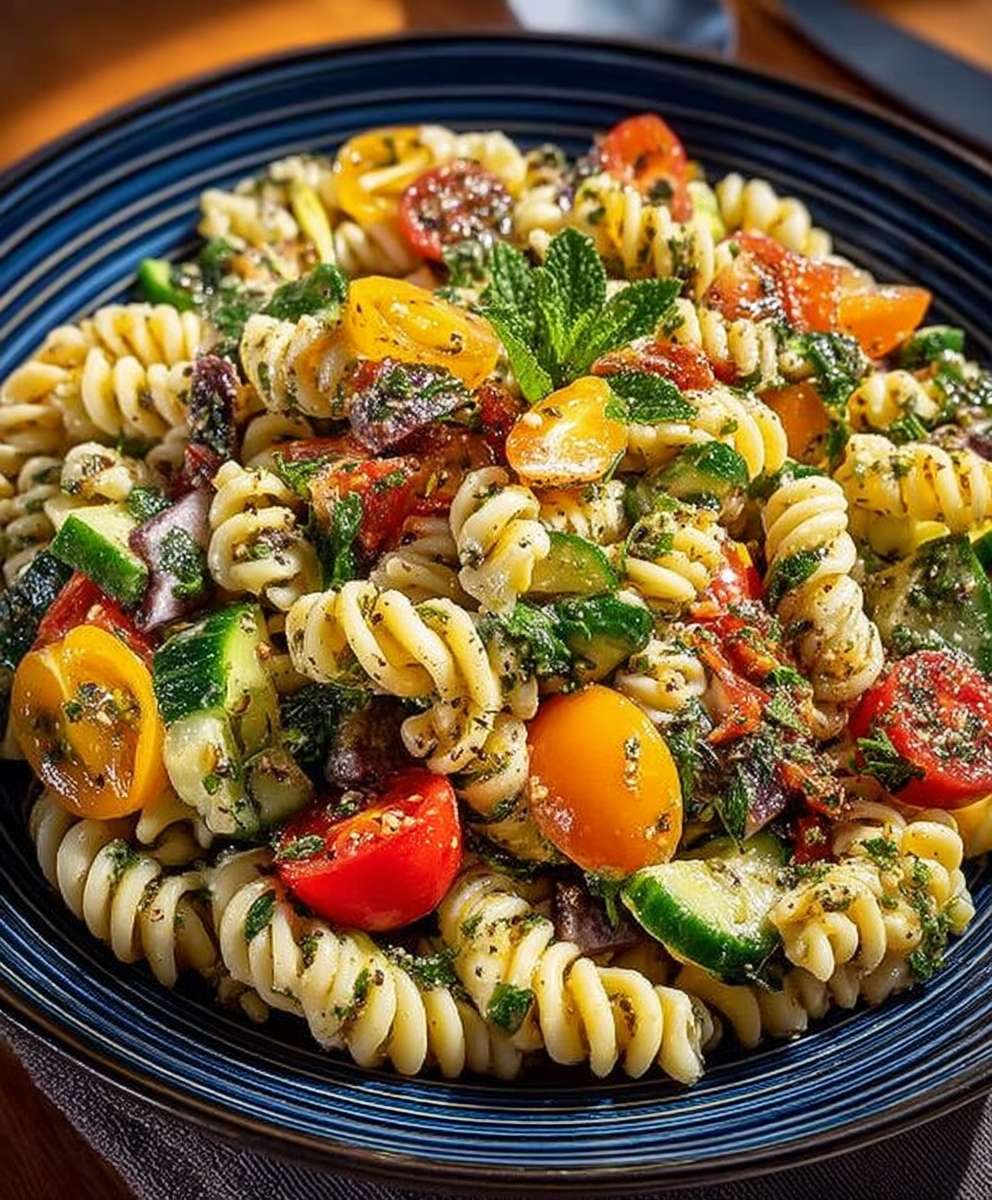 Salade de pâtes végétalienne