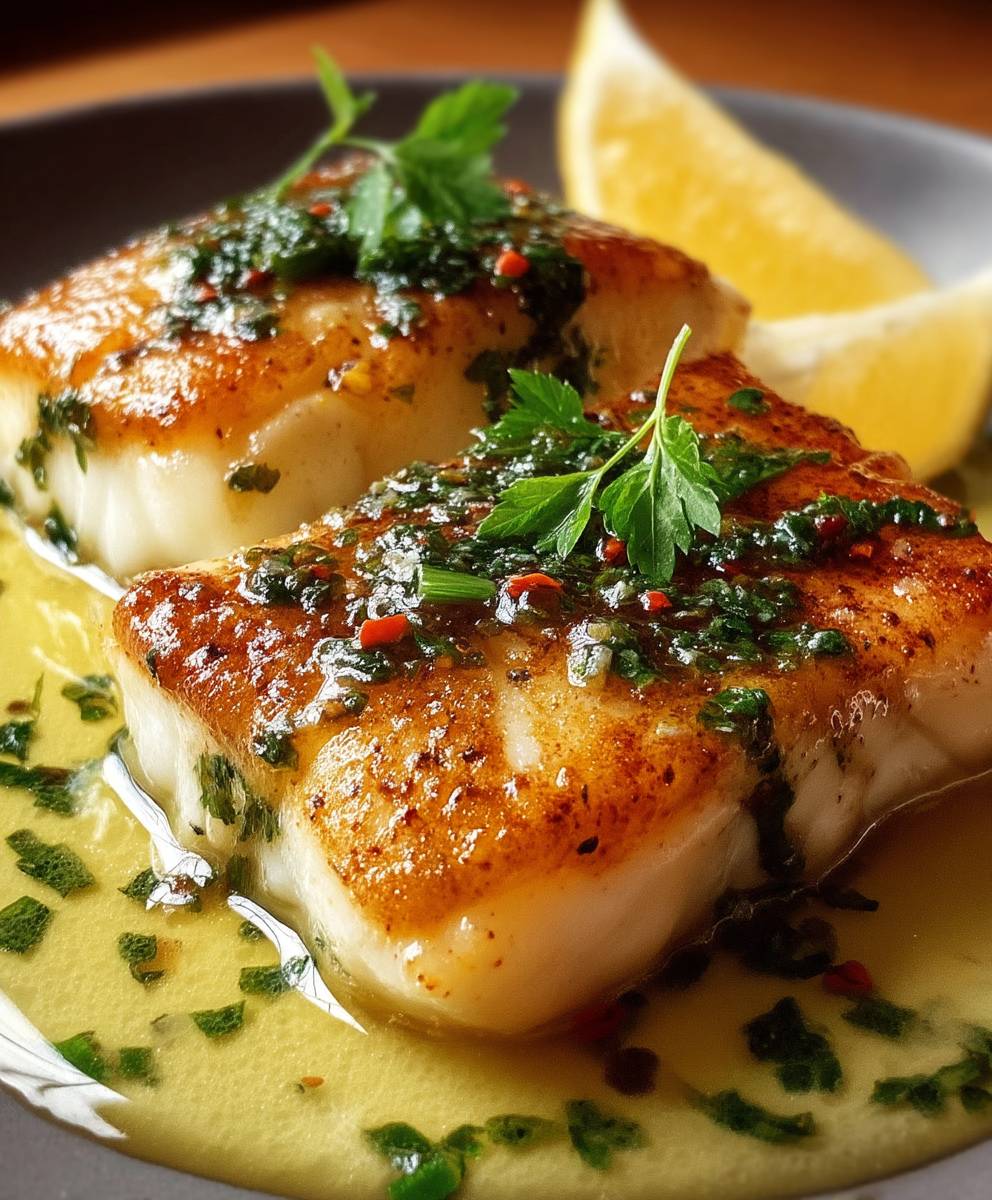 Poisson sauce vin blanc