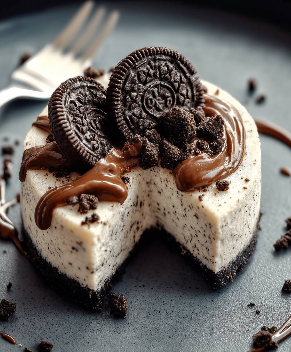 Gâteau au fromage Oreo sans cuisson