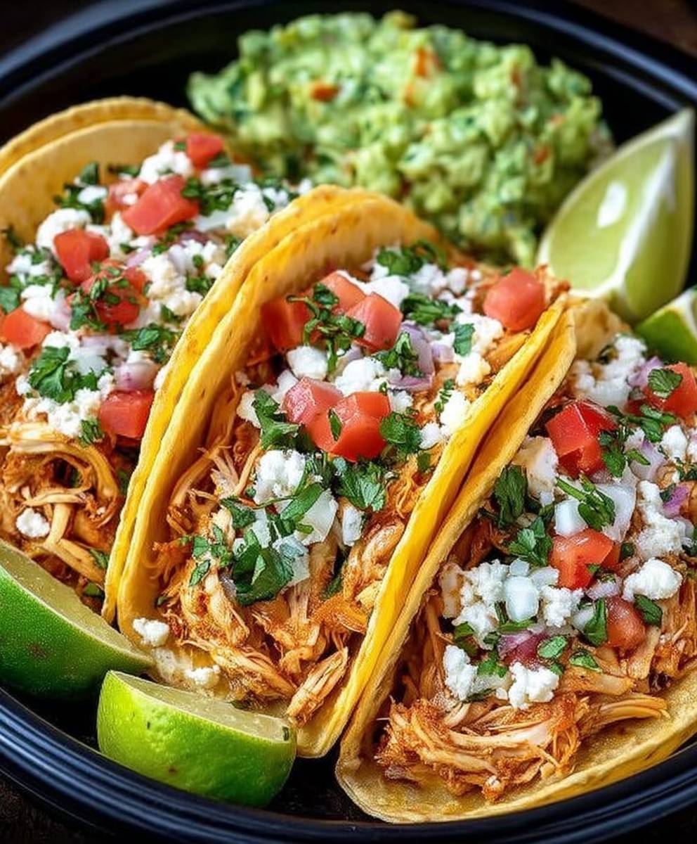Tacos au poulet mijoteuse