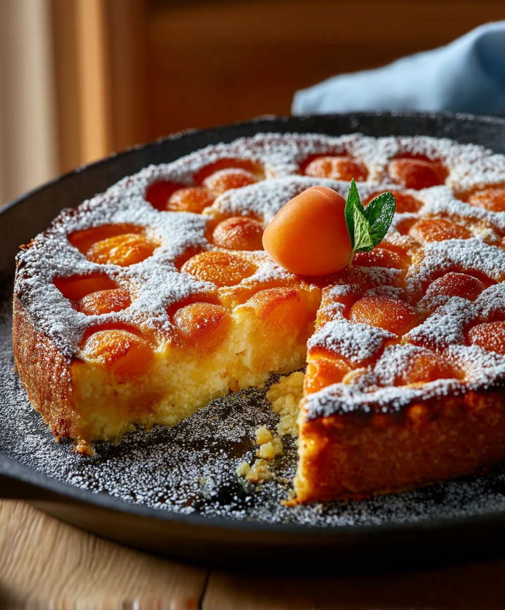 Clafoutis aux abricots grand mère