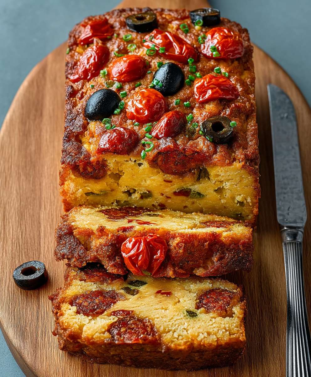 Cake au chorizo