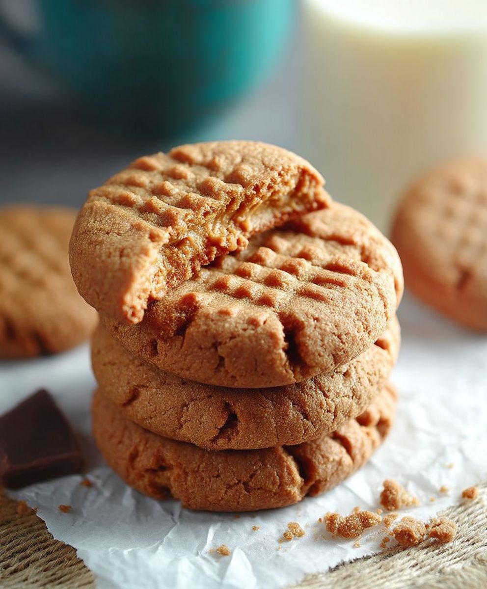 Cookies beurre cacahuètes sans gluten