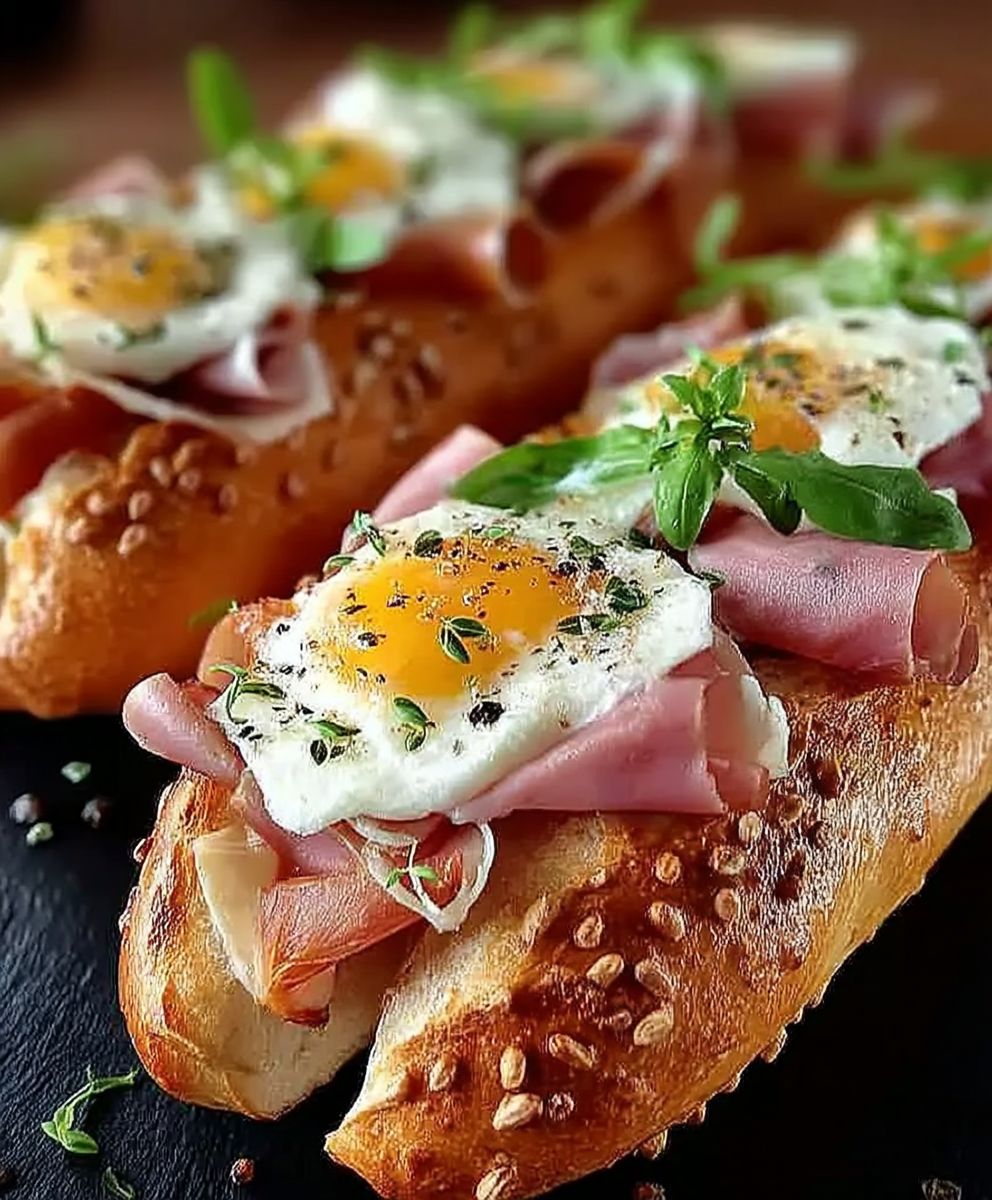 Baguettes fourrées jambon mozzarella