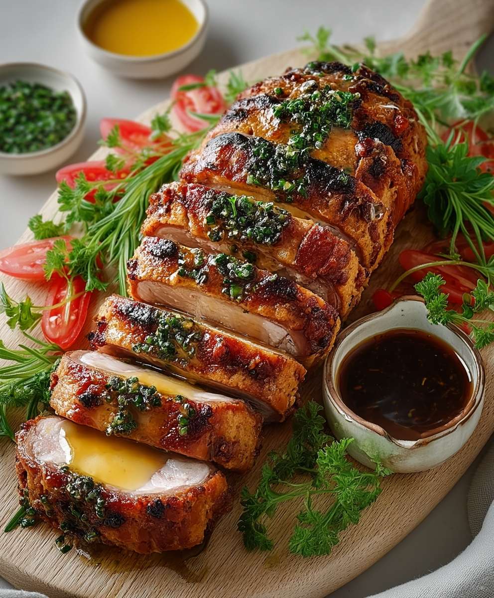 Rouelle de porc airfryer marinée