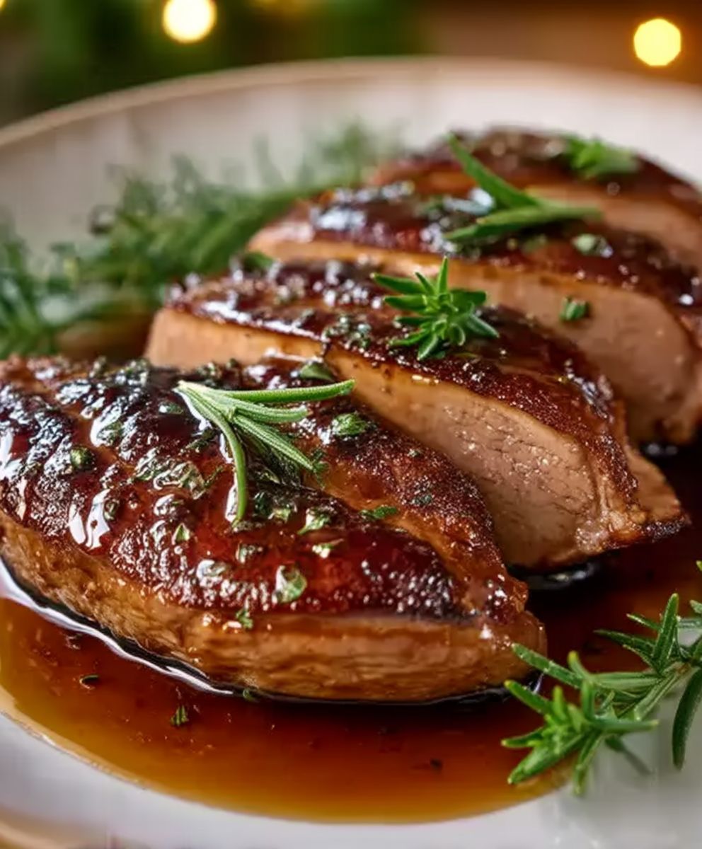 Magrets de canard au miel