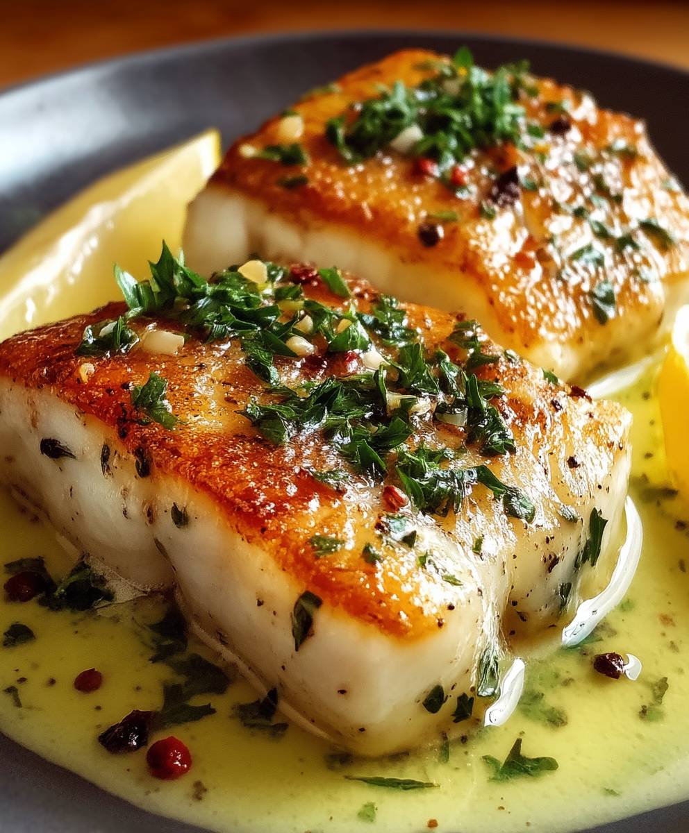 Poisson sauce vin blanc