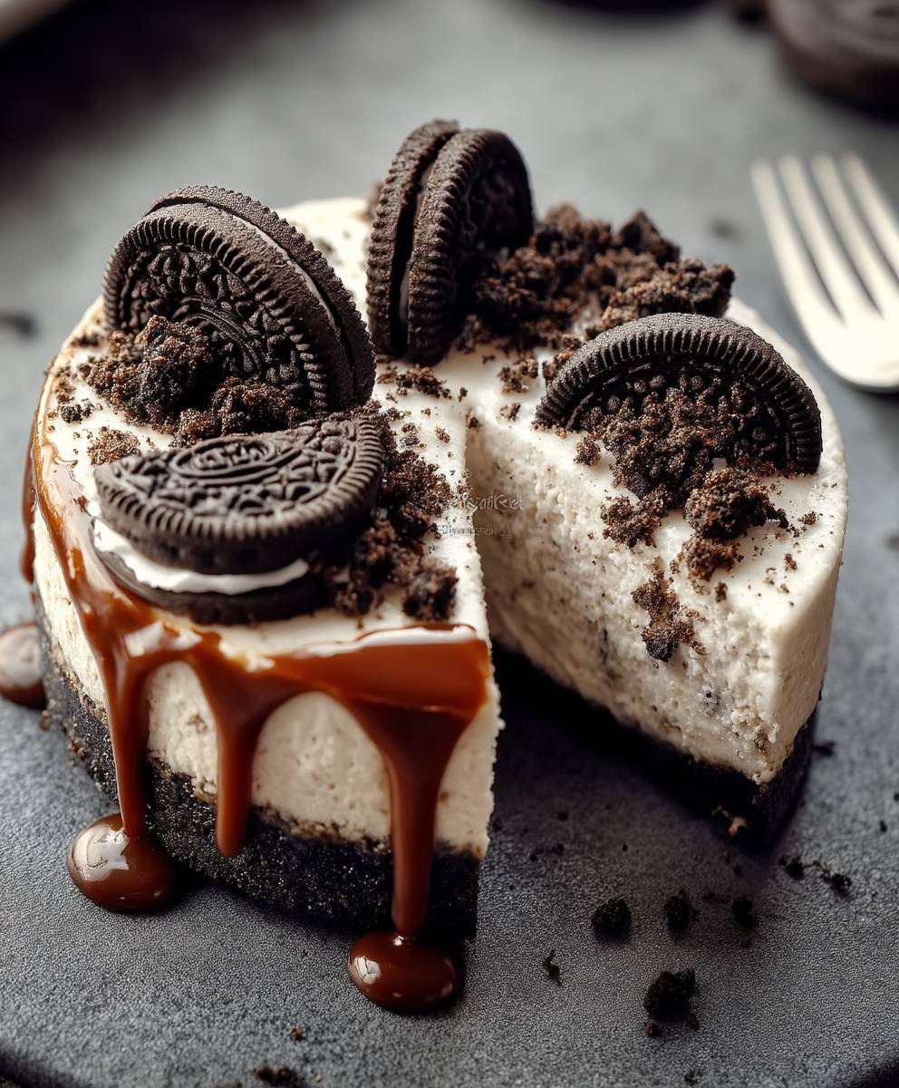 Gâteau au fromage Oreo sans cuisson