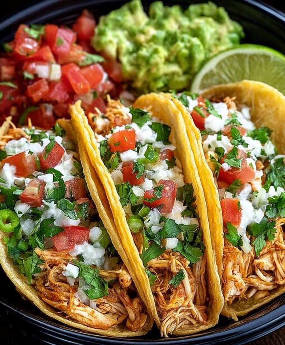 Tacos au poulet mijoteuse