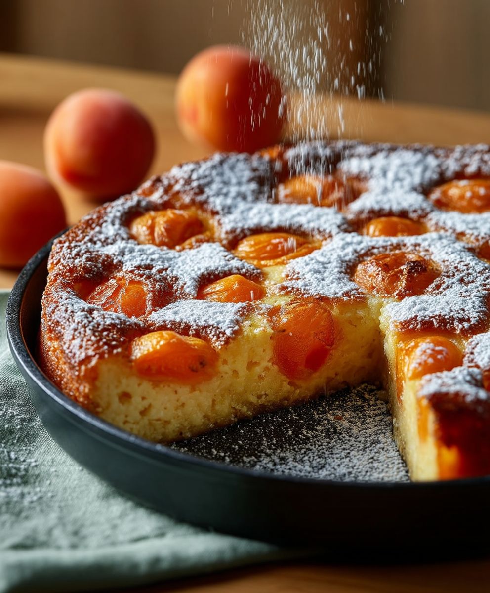 Clafoutis aux abricots grand mère