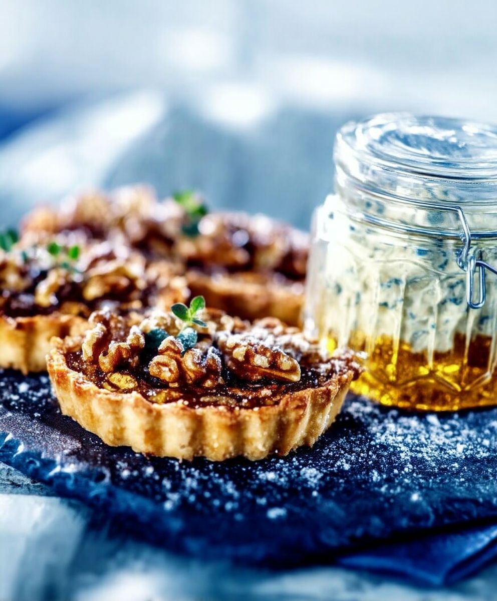 Tartelettes miellées aux noix